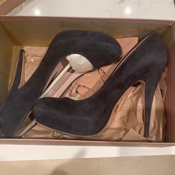 Miu Miu grey suede pumps - Picture 4 of 7